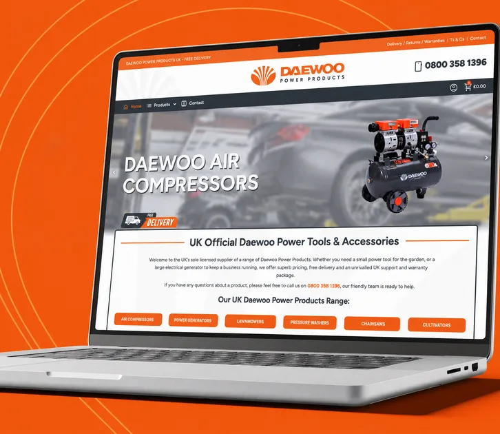 Daewoo Power Products website
