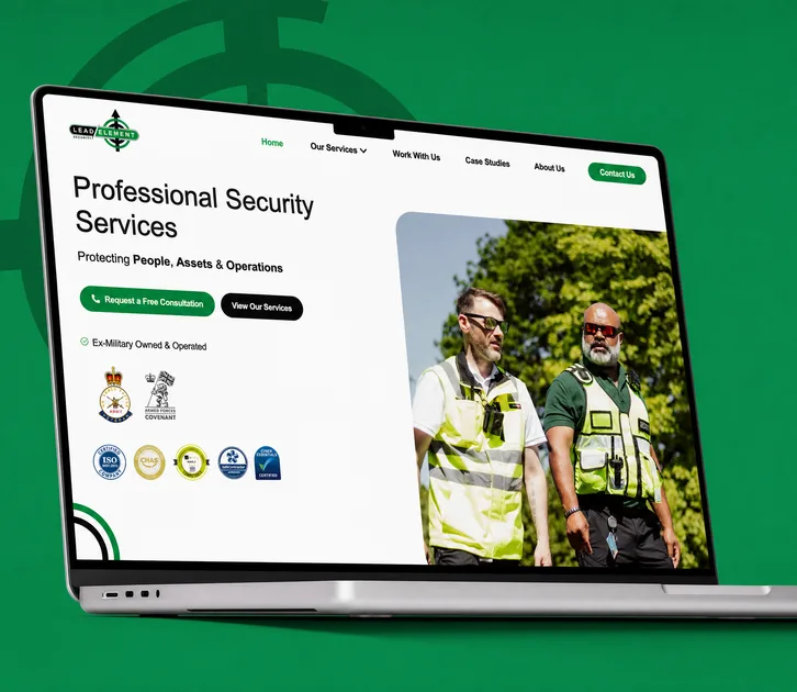 Lead Element Security website