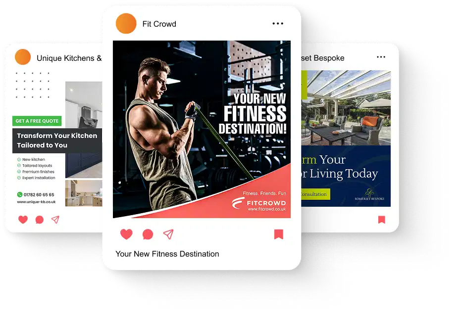 Social ads content Southampton